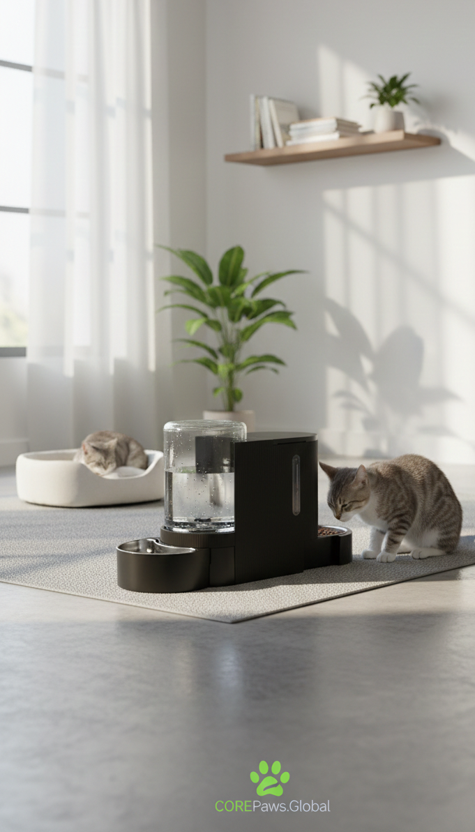 MPETS™ Smart Vision AI - Automatic Pet Feeder